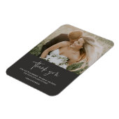 結婚式お気に入りのの日の写真ありがとう磁石 マグネット (左側)