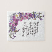 結婚式か婚約のギフト ジグソーパズル (横)