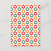 結婚式でのソーシャルディスタンス カラー レベル リクエスト エンクロージャーカード (裏面)