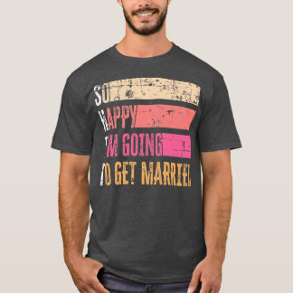 結婚式でブライズルックのグランジスタイルにとってもハッピー！ Tシャツ