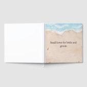 結婚式で小さなメモを書くための可愛い本 ゲストブック (全面)