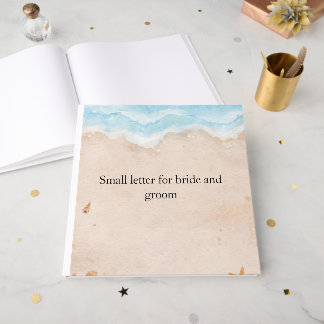 結婚式で小さなメモを書くための可愛い本 ゲストブック