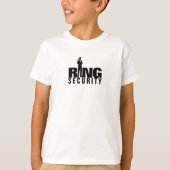 結婚式で指輪を運んで来る人のスパイの幼児のワイシャツ Tシャツ (正面)