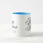 結婚式で指輪を運んで来る人のマグ マグカップ (中央)