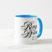 結婚式で指輪を運んで来る人のマグ マグカップ (正面右)