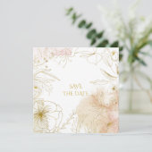 結婚式で日付を保存 招待状 (スタンド正面)