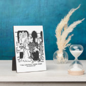 結婚式で花嫁にプロポーズしようとした男 - 面白い フォトプラーク (側面)