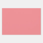 結婚式にぴったりなかわいい色と花のデザイン ラッピングペーパーシート (正面3)