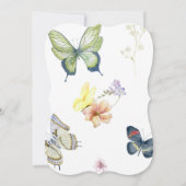 結婚式に最適な日付カードを保存する セーブザデート (裏面)