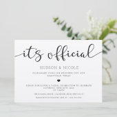 結婚式のお知らせと披露宴への招待 招待状 (スタンド正面)