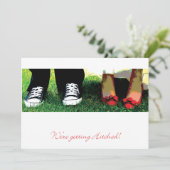 結婚式のお知らせカード 招待状 (スタンド正面)