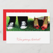 結婚式のお知らせカード 招待状 (正面/裏面)