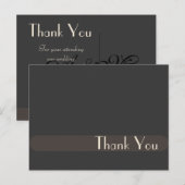 結婚式のお礼はがき(シンプル) ポストカード (正面/裏面)