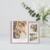 結婚式のお礼はがき ポストカード (スタンド正面)