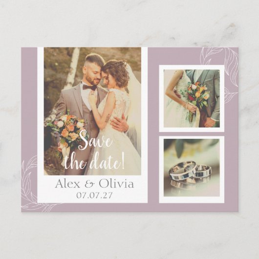 結婚式のお礼はがき ポストカード (正面)