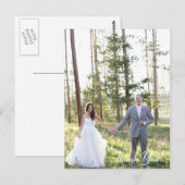 結婚式のお礼はがき ポストカード (正面/裏面)