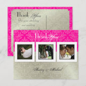 結婚式のお礼はがき/DIYカラー+写真 ポストカード (正面/裏面)