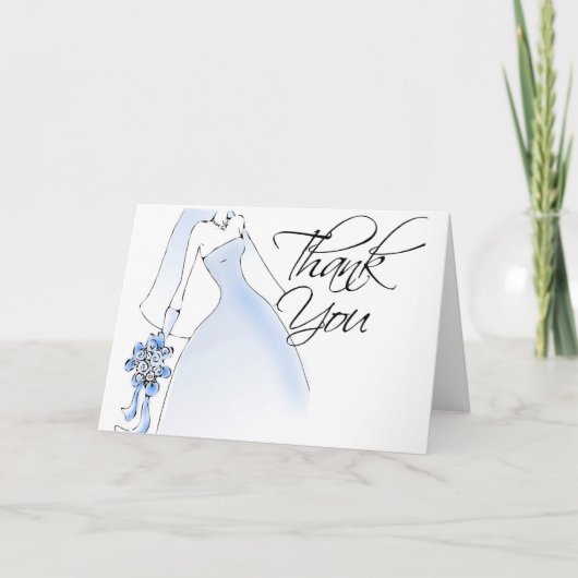 結婚式のお礼カード サンキューカード (正面)