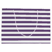 結婚式のお礼メッセージ（新婦と新郎の名前付き） ラージペーパーバッグ (裏面)