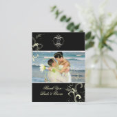 結婚式のお礼写真のポストカード, ポストカード (スタンド正面)