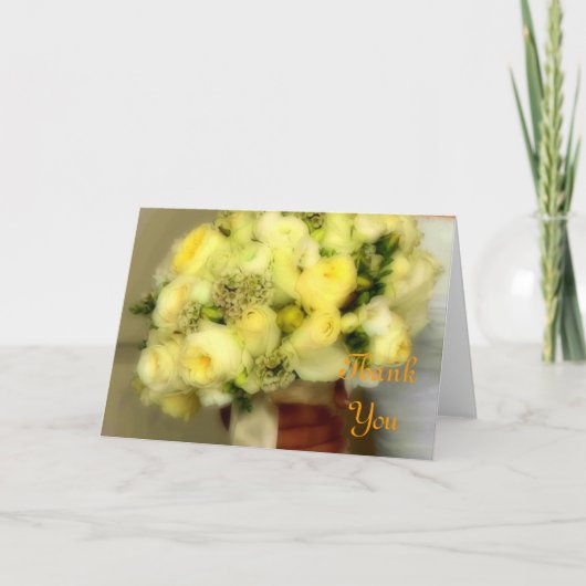 結婚式のお礼状 サンキューカード (正面)