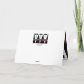 結婚式のお礼 おじ タキシード V03 サンキューカード (裏面)