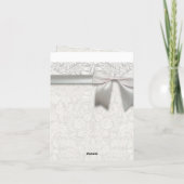 結婚式のお礼 アンティーク ビンテージ サンキューカード (裏面)