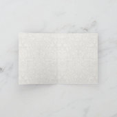 結婚式のお礼 アンティーク ビンテージ サンキューカード (内部)