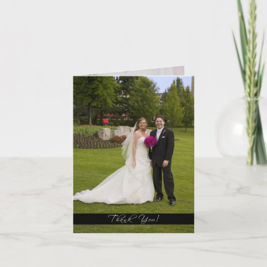 結婚式のお礼 サンキューカード (正面)
