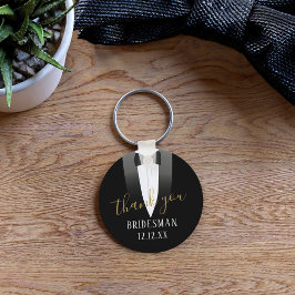 結婚式のお礼 ブライズマン タキシード キーチェーン