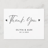 結婚式のお礼 ポストカード (正面)