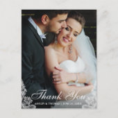 結婚式のお礼 ライドトリム写真 ポストカード (正面)