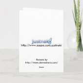 結婚式のお礼（空白） サンキューカード (裏面)