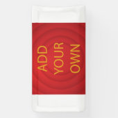 結婚式のお祝いのためのカスタムビニールバナー 横断幕 (縦)