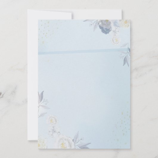 結婚式のお祝いのインスピレーション 招待状 (裏面)