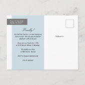 結婚式のお祝いをしよう 案内ポストカード (裏面)