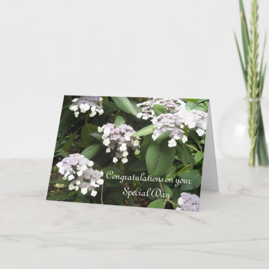 結婚式のお祝い カード (正面)