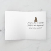 結婚式のお祝い カード (内部)