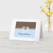 結婚式のお祝い カード (黄色い花)