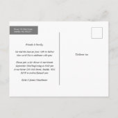 結婚式のご報告カード（Mr. + Mrs.） 案内ポストカード (裏面)