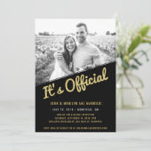 結婚式のご案内と披露宴への招待 招待状 (スタンド正面)