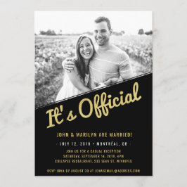 結婚式のご案内と披露宴への招待 招待状