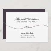 結婚式のご案内・エンゲージメントパーティー セーブザデート (正面/裏面)
