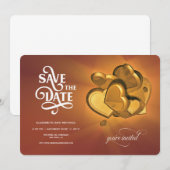 結婚式のご案内（バージョン3） セーブザデート (正面/裏面)