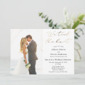 結婚式のご案内(披露宴のみ) 招待状 (スタンド正面)