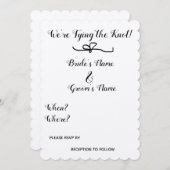 結婚式のご案内！ 招待状 (正面/裏面)