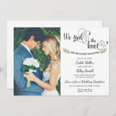 結婚式のご案内 結婚披露宴 招待状 (正面/裏面)