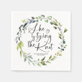 結婚式のご祝儀シャワーのナプキン スタンダードカクテルナプキン (正面)