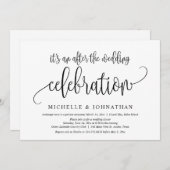 結婚式のその後のお祝い 招待状 (正面/裏面)