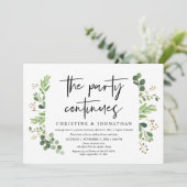 結婚式のその後のパーティーはまだ続く 招待状 (スタンド正面)